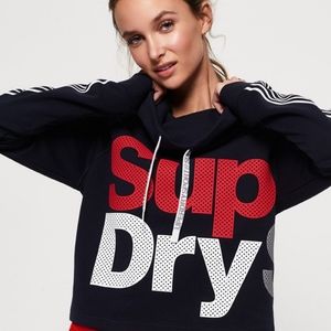 Superdry athletic chopped sport Hoodie - us size 4